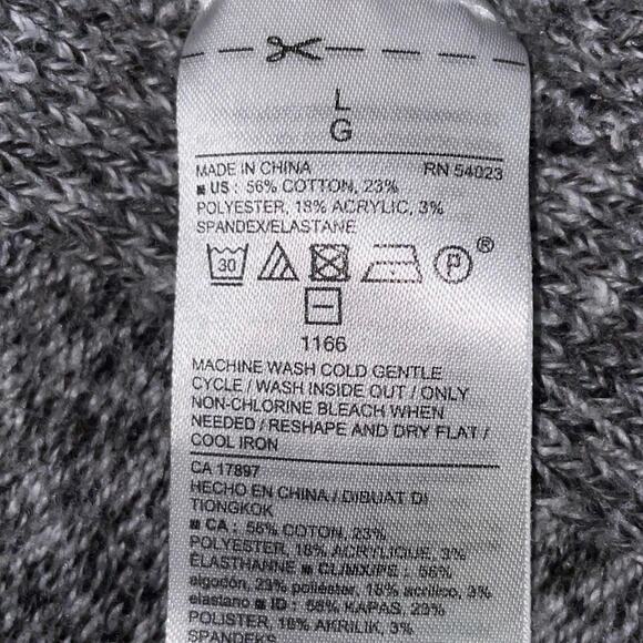 Old Navy Active Hoodie Sweater Loungewear Cozy Warm Charcoal Heather Size Large - Picture 5 of 6